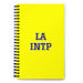 La Intp The Thinker | Yellow Spiral Notebook, 140 Dotted Sheets | Funny Gift Idea Home Office Work | Mexican Spanish Pride Gift Mexicada