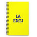 La Entj The Commander | Yellow Spiral Notebook, 140 Dotted Sheets | Funny Gift Idea Home Office Work | Mexican Spanish Pride Gift Mexicada