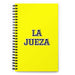 La Jueza The Judge | Yellow Spiral Notebook, 140 Dotted Sheets | Funny Gift Idea Home Office Work | Mexican Spanish Pride Gift Mexicada