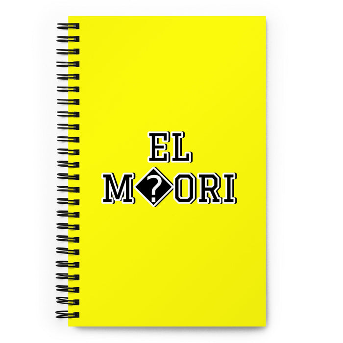 El Māori The Māori | Yellow Spiral Notebook, 140 Dotted Sheets | Funny Gift Idea Home Office Work | Mexican Spanish Pride Gift Mexicada