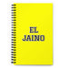 El Jaino The Girlfriend/Boyfriend | Yellow Spiral Notebook, 140 Dotted Sheets | Funny Gift Idea Home Office Work | Mexican Spanish Pride Gift Mexicada