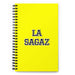 La Sagaz The Clever One | Yellow Spiral Notebook, 140 Dotted Sheets | Funny Gift Idea Home Office Work | Mexican Spanish Pride Gift Mexicada