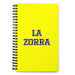 La Zorra The Fox | Yellow Spiral Notebook, 140 Dotted Sheets | Funny Gift Idea Home Office Work | Mexican Spanish Pride Gift Mexicada