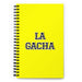 La Gacha The Awful One | Yellow Spiral Notebook, 140 Dotted Sheets | Funny Gift Idea Home Office Work | Mexican Spanish Pride Gift Mexicada