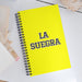 La Suegra The Mother-In-Law / The Father-In-Law | Yellow Spiral Notebook, 140 Dotted Sheets | Funny Gift Idea Home Office Work | Mexican Spanish Pride Gift Mexicada