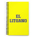 El Lituano The Lithuanian | Yellow Spiral Notebook, 140 Dotted Sheets | Funny Gift Idea Home Office Work | Mexican Spanish Pride Gift Mexicada