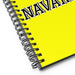 La Navarra The Navarrese | Yellow Spiral Notebook, 140 Dotted Sheets | Funny Gift Idea Home Office Work | Mexican Spanish Pride Gift Mexicada