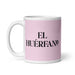 El Huérfano The Orphan Funny Home Office Work Coffee Mug Mexican Spanish Pride Gift White Glossy Cup Light Pink Card Mug Mexicada