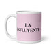 La Influyente The Influential Funny Home Office Work Coffee Mug Mexican Spanish Pride Gift White Glossy Cup Light Pink Card Mug Mexicada