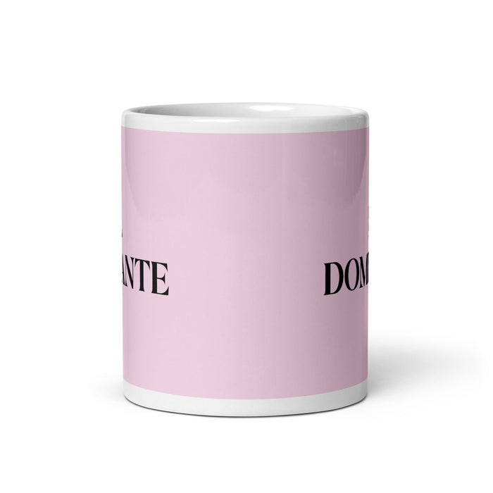 El Dominante The Dominant Funny Home Office Work Coffee Mug Mexican Spanish Pride Gift White Glossy Cup Light Pink Card Mug Mexicada