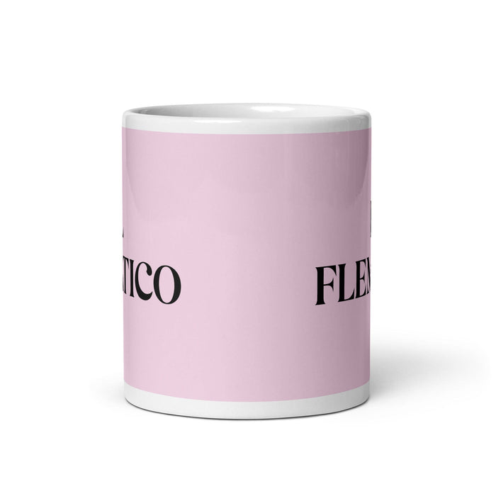 El Flemático The Phlegmatic Funny Home Office Work Coffee Mug Mexican Spanish Pride Gift White Glossy Cup Light Pink Card Mug Mexicada