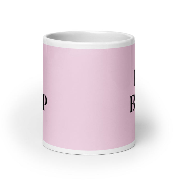 El ESFP The Entertainer MBTI Personality Funny Home Office Work Coffee Mug Mexican Spanish Pride Gift White Glossy Cup Light Pink Card Mug Mexicada