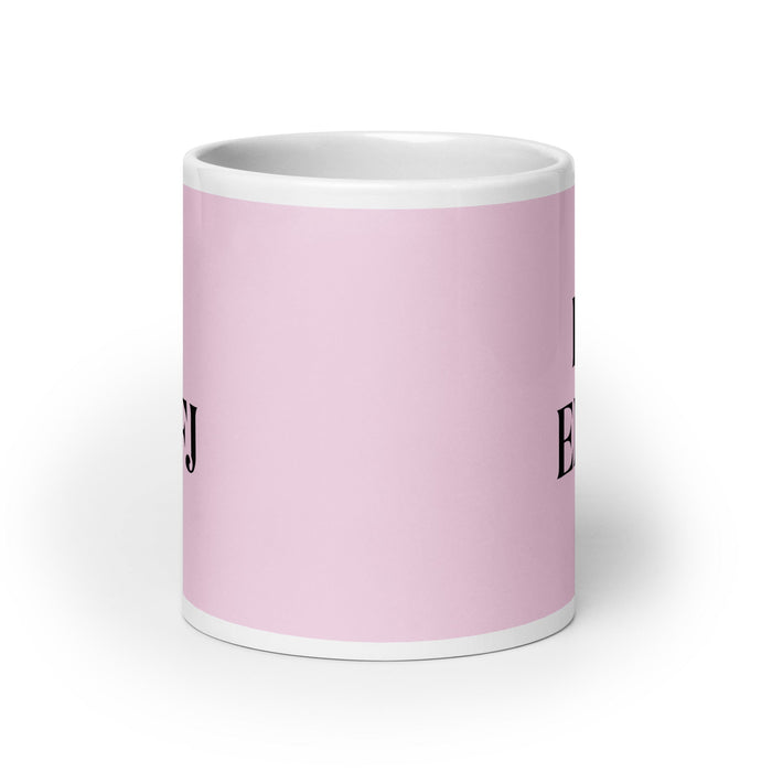 El ENFJ The Protagonist MBTI Personality Funny Home Office Work Coffee Mug Mexican Spanish Pride Gift White Glossy Cup Light Pink Card Mug Mexicada