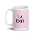 La ENFJ The Protagonist MBTI Personality Funny Home Office Work Coffee Mug Mexican Spanish Pride Gift White Glossy Cup Light Pink Card Mug Mexicada