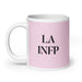 La INFP The Mediator MBTI Personality Funny Home Office Work Coffee Mug Mexican Spanish Pride Gift White Glossy Cup Light Pink Card Mug Mexicada