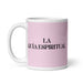 La Guía Espiritual The Spiritual Guide Funny Home Office Work Coffee Mug Mexican Spanish Pride Gift White Glossy Cup Light Pink Card Mug Mexicada