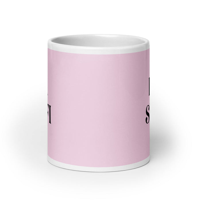 La Sufi The Sufi Funny Home Office Work Coffee Mug Mexican Spanish Pride Gift White Glossy Cup Light Pink Card Mug Mexicada