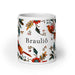 Braulio Exclusive Name Art Piece Home Office Work Coffee Mug Mexican Spanish Pride Gift Cup One-Of-A-Kind Calligraphy White Glossy Mug | B13 Mexicada