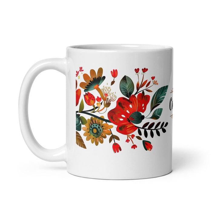 Cooper Exclusive Name Art Piece Home Office Work Coffee Mug Mexican Spanish Pride Gift Cup One-Of-A-Kind Calligraphy White Glossy Mug | C15 Mexicada