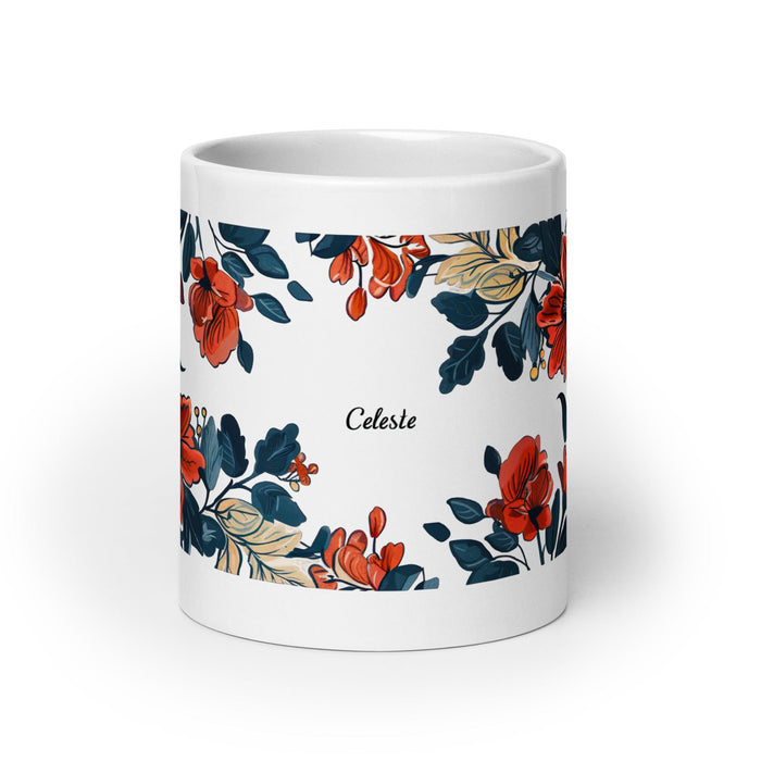 Mar Exclusive Name Art Piece Home Office Work Coffee Mug Mexican Spanish Pride Gift Cup One-Of-A-Kind Calligraphy White Glossy Mug | M19 Mexicada