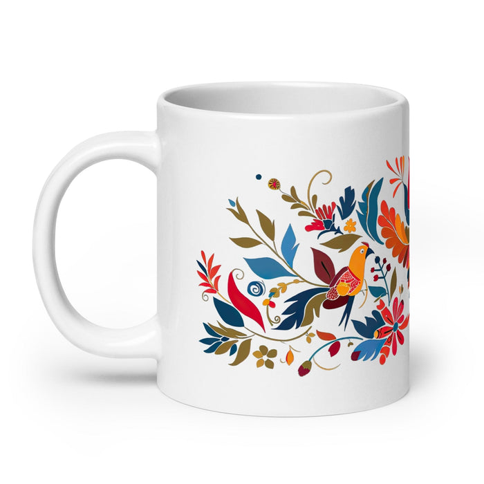 Aitana Exclusive Name Art Piece Home Office Work Coffee Mug Mexican Spanish Pride Gift Cup One-Of-A-Kind Calligraphy White Glossy Mug | A17 Mexicada