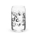 El Jefe Exclusive Art Piece Can-Shaped Glass Home Office Work Mexican Spanish Pride Gift Cup One-Of-A-Kind Calligraphy Glass | E9 Mexicada