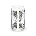 El Lobo Exclusive Art Piece Can-Shaped Glass Home Office Work Mexican Spanish Pride Gift Cup One-Of-A-Kind Calligraphy Glass | E11 Mexicada