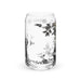 El Lobo Exclusive Art Piece Can-Shaped Glass Home Office Work Mexican Spanish Pride Gift Cup One-Of-A-Kind Calligraphy Glass | E11 Mexicada