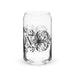 El León Exclusive Art Piece Can-Shaped Glass Home Office Work Mexican Spanish Pride Gift Cup One-Of-A-Kind Calligraphy Glass | E9 Mexicada