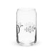 El Rey Exclusive Art Piece Can-Shaped Glass Home Office Work Mexican Spanish Pride Gift Cup One-Of-A-Kind Calligraphy Glass | E6 Mexicada