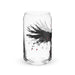 El Crow Exclusive Art Piece Can-Shaped Glass Home Office Work Mexican Spanish Pride Gift Cup One-Of-A-Kind Calligraphy Glass | E3 Mexicada