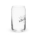 El Crow Exclusive Art Piece Can-Shaped Glass Home Office Work Mexican Spanish Pride Gift Cup One-Of-A-Kind Calligraphy Glass | E4 Mexicada