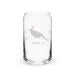 El Crow Exclusive Art Piece Can-Shaped Glass Home Office Work Mexican Spanish Pride Gift Cup One-Of-A-Kind Calligraphy Glass | E7 Mexicada