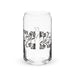 El Enfp Exclusive Art Piece Can-Shaped Glass Home Office Work Mexican Spanish Pride Gift Cup One-Of-A-Kind Calligraphy Glass | E8 Mexicada