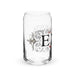 El Entp Exclusive Art Piece Can-Shaped Glass Home Office Work Mexican Spanish Pride Gift Cup One-Of-A-Kind Calligraphy Glass | E2 Mexicada