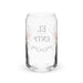 El Entp Exclusive Art Piece Can-Shaped Glass Home Office Work Mexican Spanish Pride Gift Cup One-Of-A-Kind Calligraphy Glass | E9 Mexicada