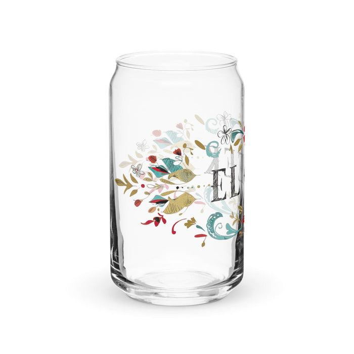 El Geek Exclusive Art Piece Can-Shaped Glass Home Office Work Mexican Spanish Pride Gift Cup One-Of-A-Kind Calligraphy Glass | E14 Mexicada