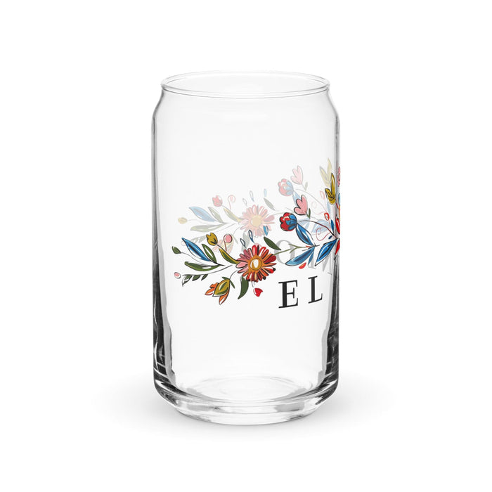 El Genio Exclusive Art Piece Can-Shaped Glass Home Office Work Mexican Spanish Pride Gift Cup One-Of-A-Kind Calligraphy Glass | E1 Mexicada