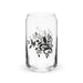 El Genio Exclusive Art Piece Can-Shaped Glass Home Office Work Mexican Spanish Pride Gift Cup One-Of-A-Kind Calligraphy Glass | E7 Mexicada