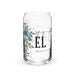 El Guay Exclusive Art Piece Can-Shaped Glass Home Office Work Mexican Spanish Pride Gift Cup One-Of-A-Kind Calligraphy Glass | E5 Mexicada