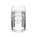 Campeón Exclusive Art Piece Can-Shaped Glass Home Office Work Mexican Spanish Pride Gift Cup One-Of-A-Kind Calligraphy Glass | C3 Mexicada