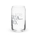 Solo Agua Lo Juro Exclusive Art Piece Can-Shaped Glass Home Office Work Mexican Spanish Pride Gift Cup One-Of-A-Kind Calligraphy Glass | S3 Mexicada