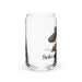 Solo Agua Lo Juro Exclusive Art Piece Can-Shaped Glass Home Office Work Mexican Spanish Pride Gift Cup One-Of-A-Kind Calligraphy Glass | S5 Mexicada