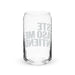 Este Vaso Me Entiende Exclusive Art Piece Can-Shaped Glass Home Office Work Mexican Spanish Pride Gift Cup One-Of-A-Kind Calligraphy Glass | E11 Mexicada