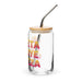 Mi Dieta Incluye Cerveza Exclusive Art Piece Can-Shaped Glass Home Office Work Mexican Spanish Pride Gift Cup One-Of-A-Kind Calligraphy Glass | M5 Mexicada