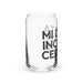 Mi Dieta Incluye Cerveza Exclusive Art Piece Can-Shaped Glass Home Office Work Mexican Spanish Pride Gift Cup One-Of-A-Kind Calligraphy Glass | M8 Mexicada