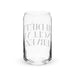 Mi Dieta Incluye Cerveza Exclusive Art Piece Can-Shaped Glass Home Office Work Mexican Spanish Pride Gift Cup One-Of-A-Kind Calligraphy Glass | M11 Mexicada