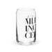 Mi Dieta Incluye Cerveza Exclusive Art Piece Can-Shaped Glass Home Office Work Mexican Spanish Pride Gift Cup One-Of-A-Kind Calligraphy Glass | M12 Mexicada