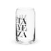 Mi Dieta Incluye Cerveza Exclusive Art Piece Can-Shaped Glass Home Office Work Mexican Spanish Pride Gift Cup One-Of-A-Kind Calligraphy Glass | M13 Mexicada