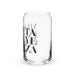 Mi Dieta Incluye Cerveza Exclusive Art Piece Can-Shaped Glass Home Office Work Mexican Spanish Pride Gift Cup One-Of-A-Kind Calligraphy Glass | M14 Mexicada